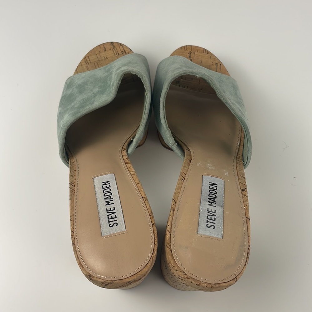 Steve Madden | Gemella 5’ heel Platform Block Heel Open Toe Heel Size 10 - Picture 5 of 10